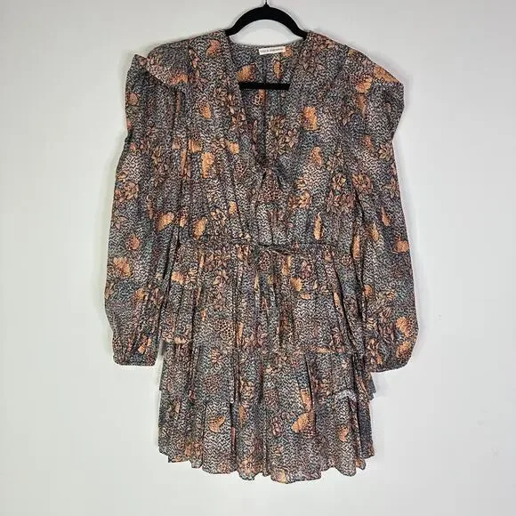 Ulla Johnson Tyra Dress in Aegean Size 8 - Picture 2 of 9